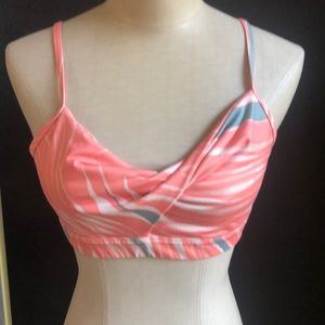 Joe Lab peach sport bra.